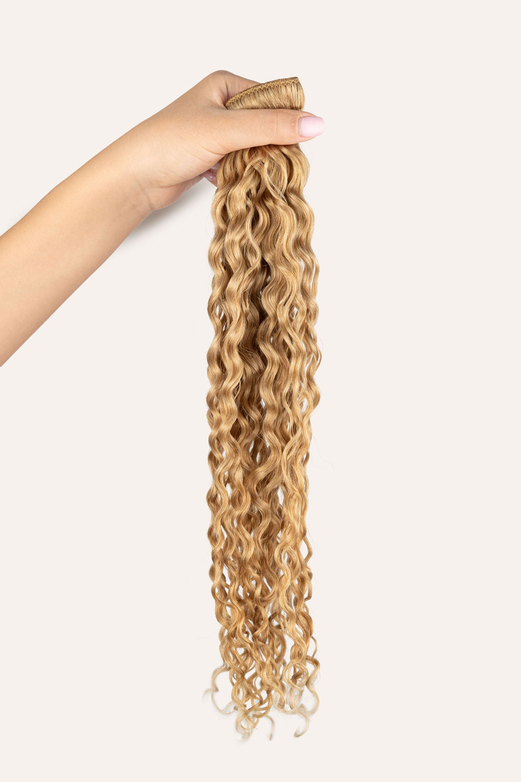 Bebonia Minis Ash Blonde Curly Extensions