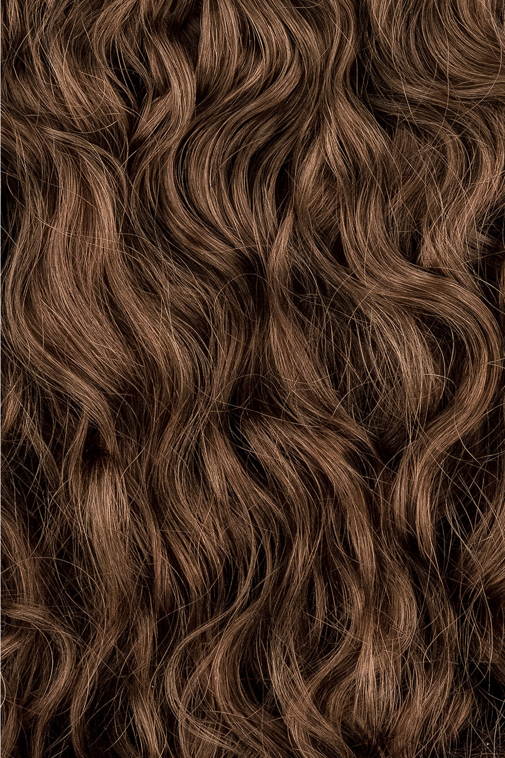 Light Brown Curly Slip-On Hair Extensions 180G 22”