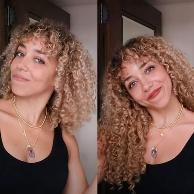 Curly Clip-In Hair Extensions 220g vs. 110g