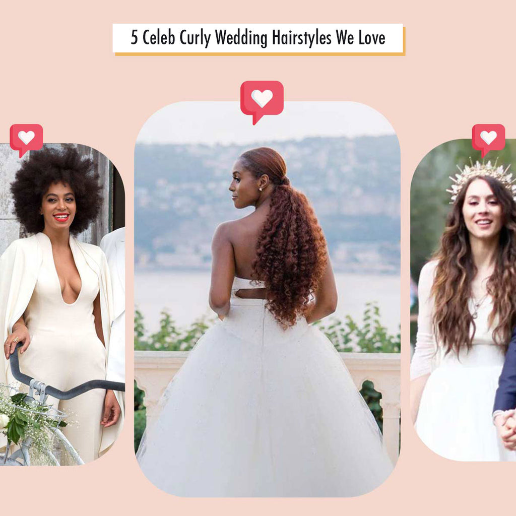 5 Celeb Curly Wedding Hairstyles We Love | Bebonia Clip-In Extensions