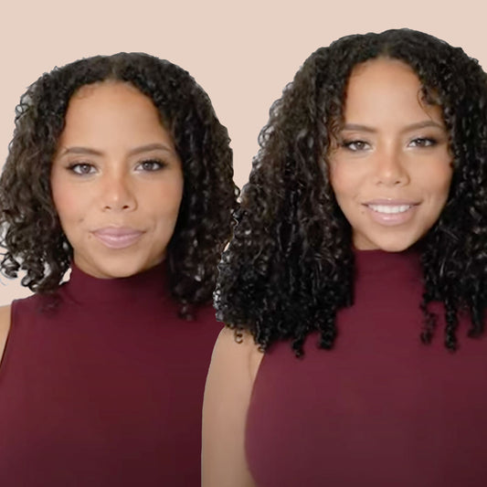 How to Install Clip-In Hair Extensions Into 3C Curly Hair