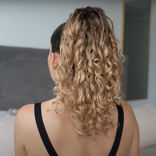 How to Apply a Bebonia Drawstring Ponytail
