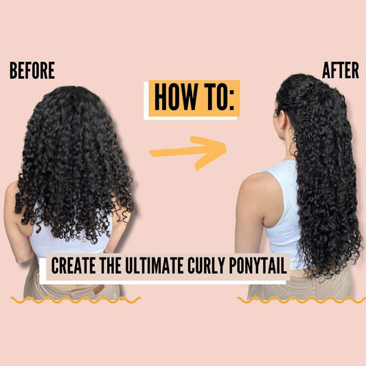 How to Create the Ultimate Curly Ponytail | Bebonia Curly Ponytails