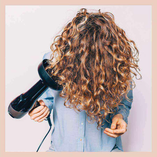 drying curly hair extensions