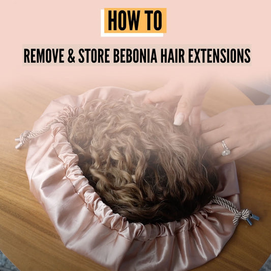 How to Remove and Store Bebonia Curly Clip-In Hair Extensions