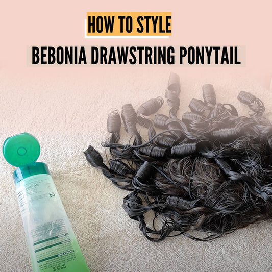 How to Style a Curly Ponytail | Bebonia Curly Clip-In Hair Extensions