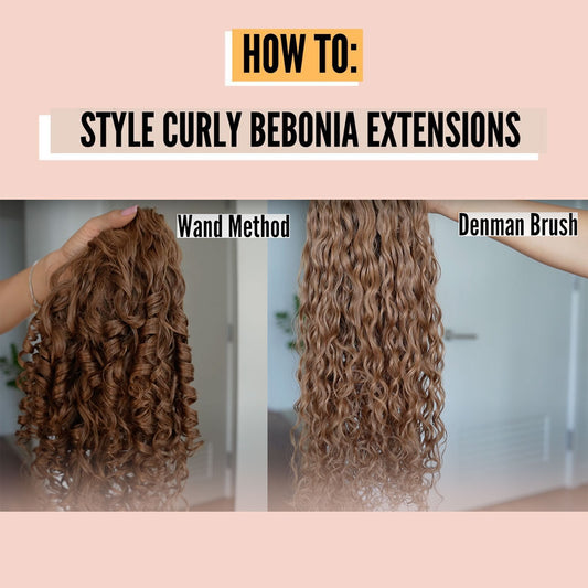 How to Style Bebonia Curly Clip-In Hair Extensions