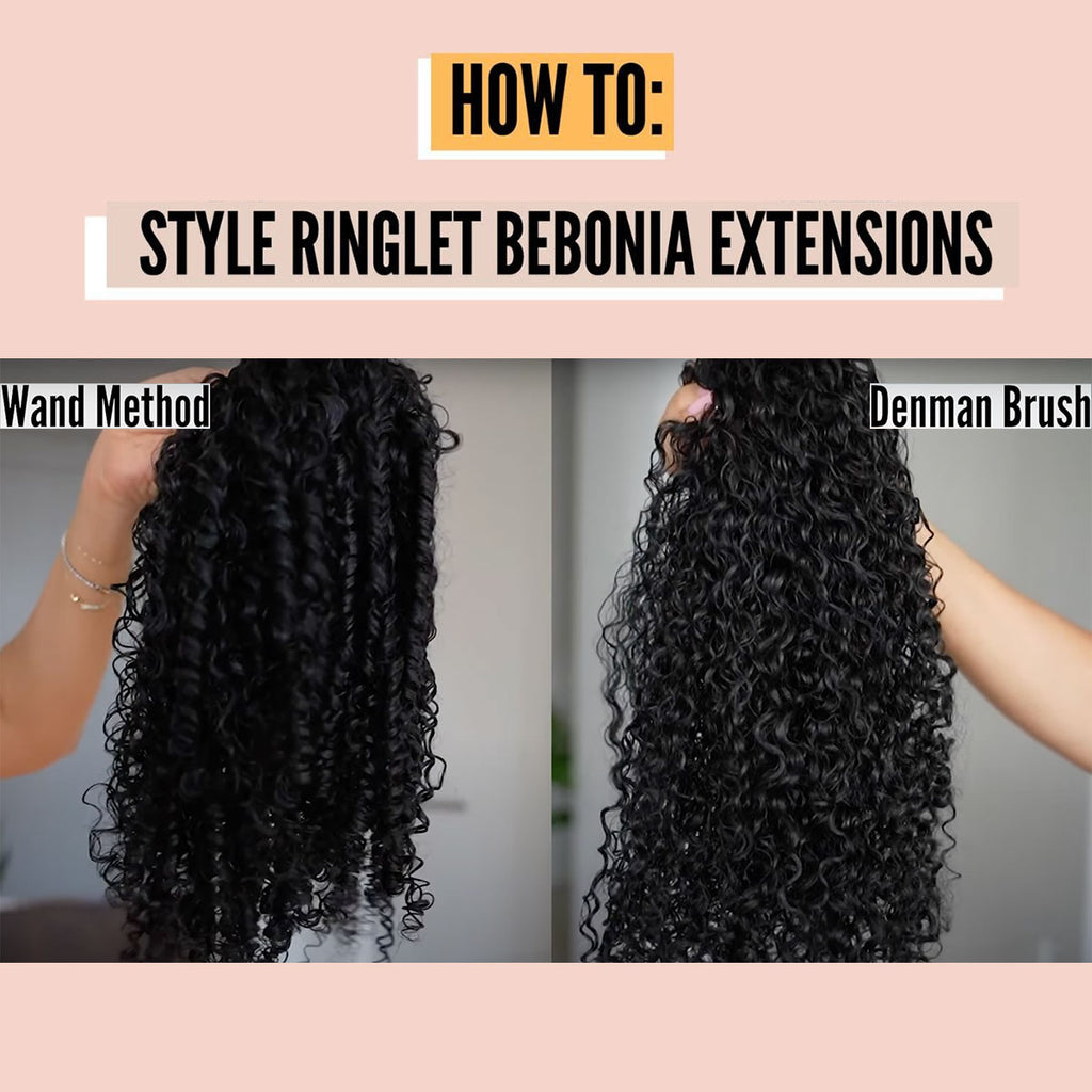 How to Style Bebonia Ringlet Clip-In Hair Extensions