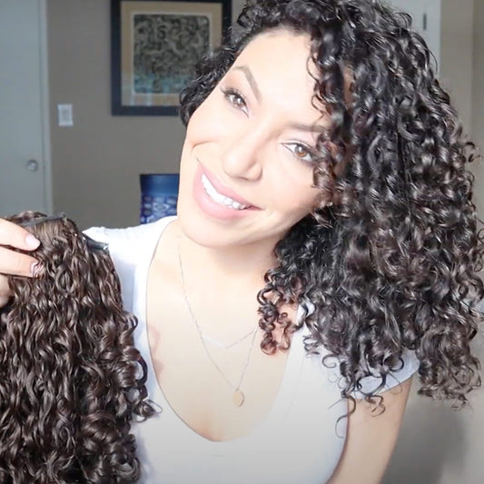 How to style curly clip in hair extensions