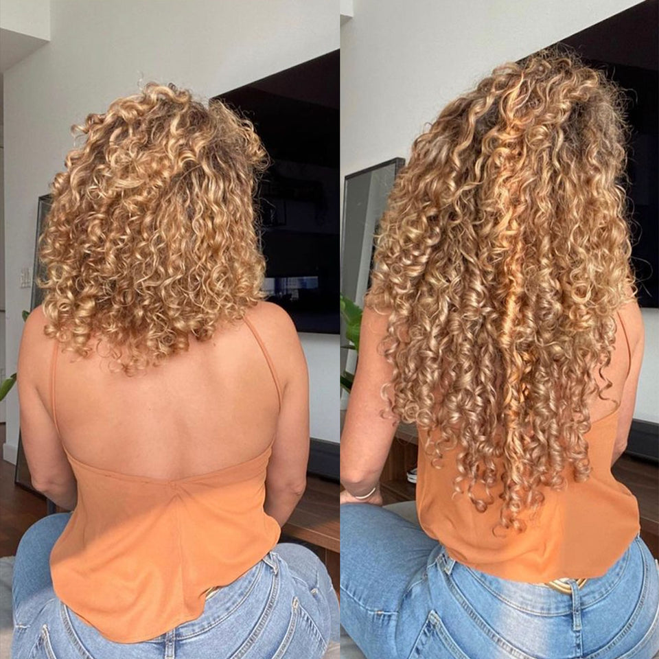 How to Clip In and Blend Curly Hair Extensions