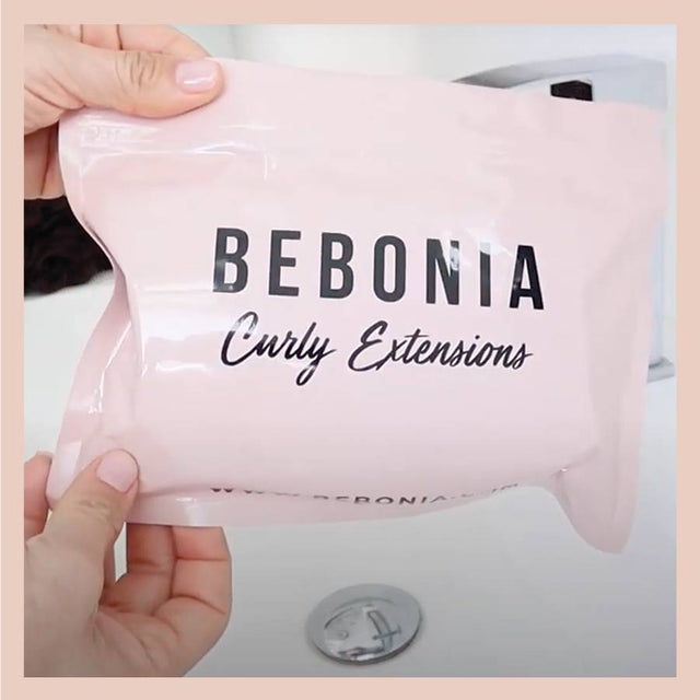 Bebonia curly clip in hair extensions