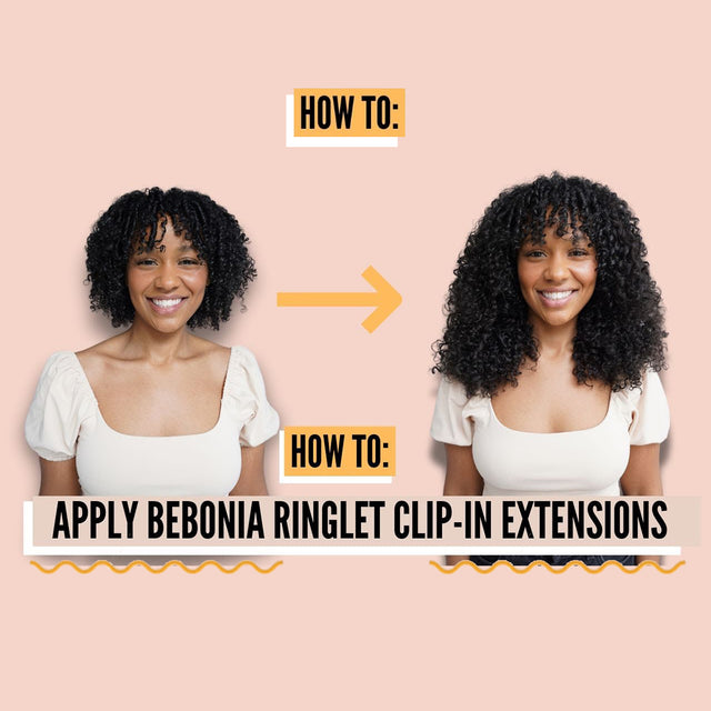 How to Apply Bebonia Ringlet Clip-In Hair Extensions