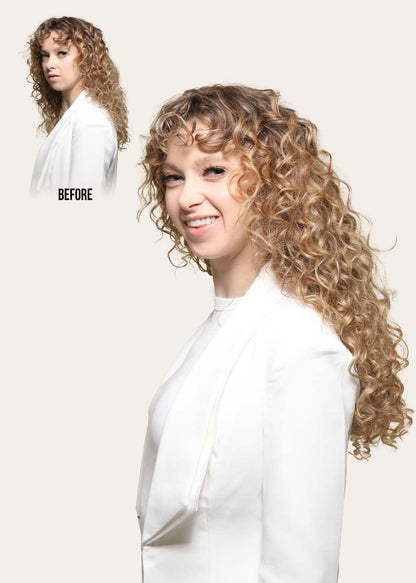 Ash Blonde Spiral Clip-In Hair Extensions