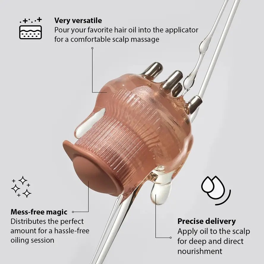KITSCH Scalp & Hair Oil Applicator- Terracotta