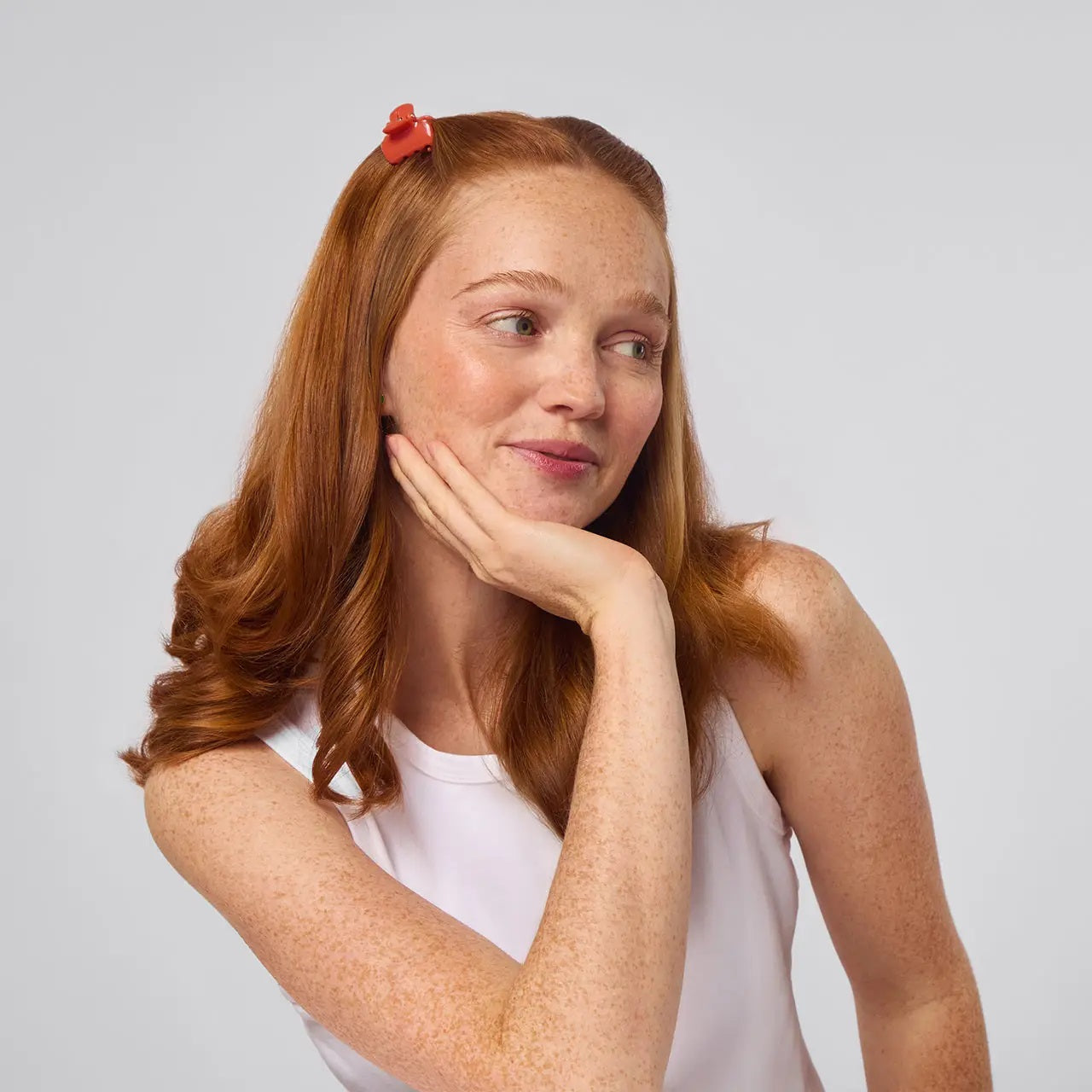 KITSCH Recycled Mini Cloud Clips 8pc Set - Assorted Cherry Blossom