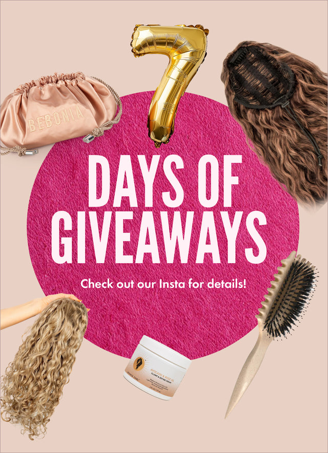 Seven days of giveaways; check Bebonia’s Instagram for details