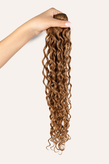 Bebonia Minis Chestnut Curly Extensions