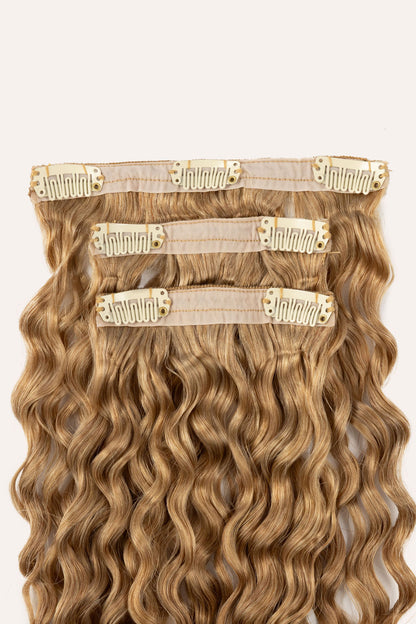 Bebonia Minis Ash Blonde Curly Extensions