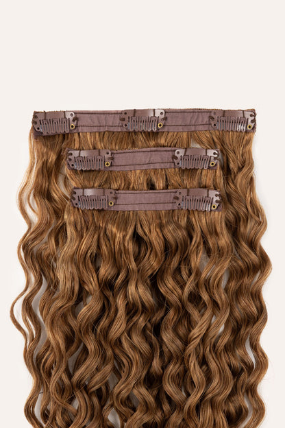 Bebonia Minis Chestnut Curly Extensions
