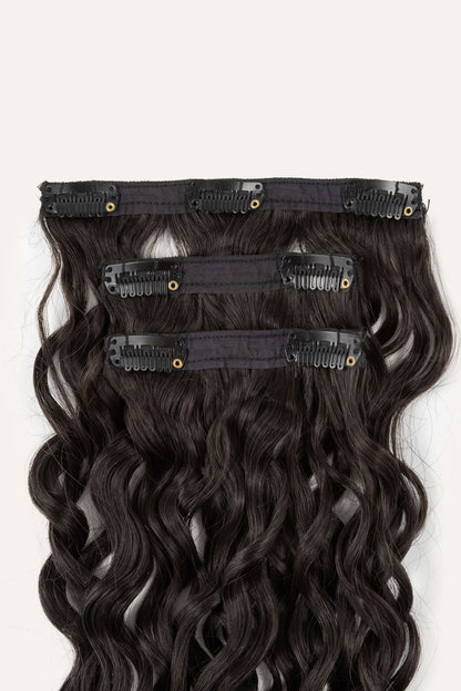 Bebonia Minis Natural Black Curly Hair Extensions