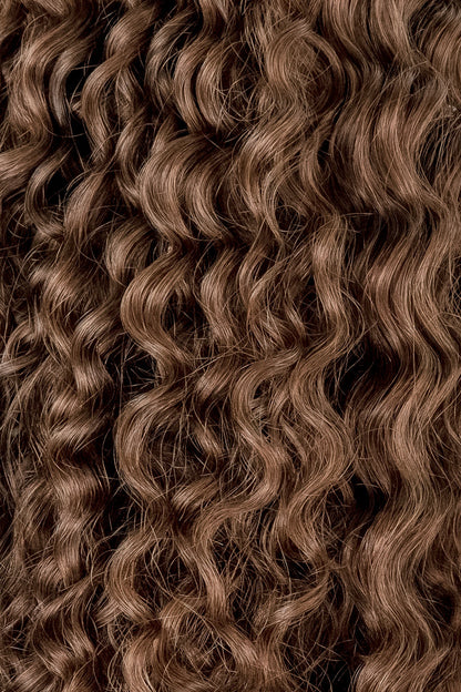 Light Brown Ringlet Clip-In Hair Extensions