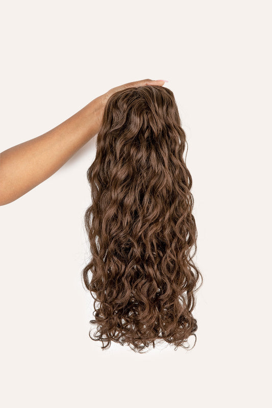 Light Brown Spiral Clip-In Hair Extensions