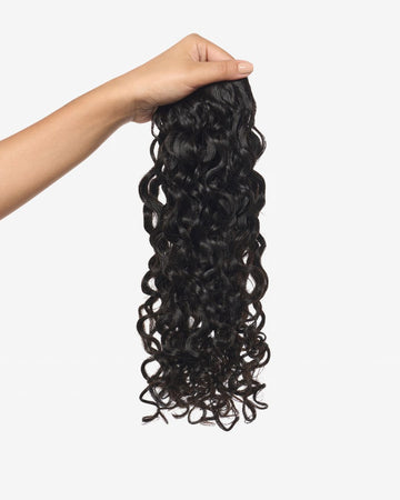 Bebonia Minis Natural Black Curly Hair Extensions