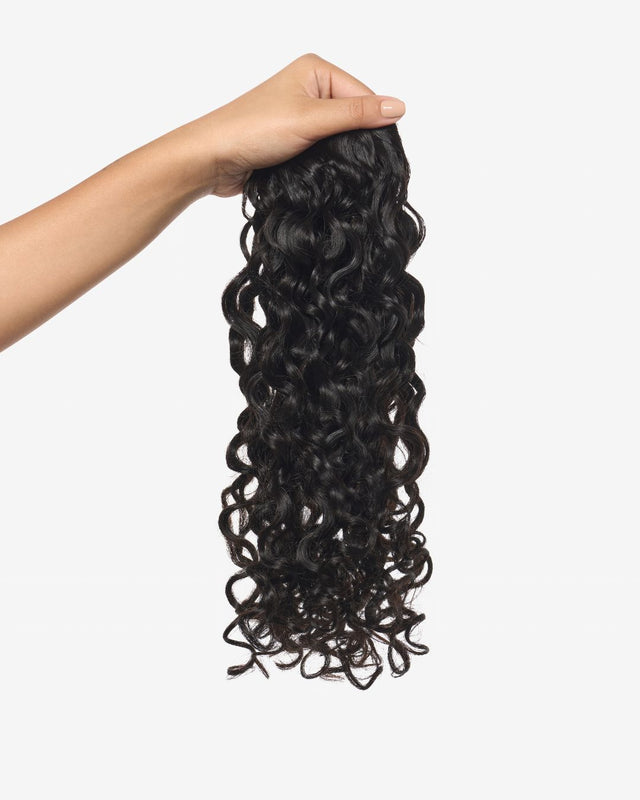 Bebonia Minis Natural Black Curly Hair Extensions