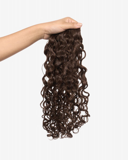 Bebonia Minis Neutral Dark Brown Curly Hair Extensions