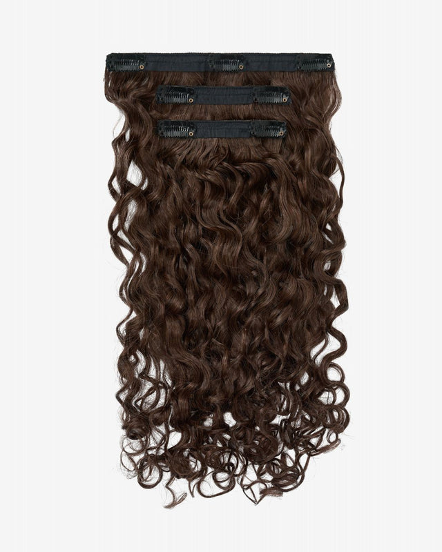 Bebonia Minis Neutral Dark Brown Curly Hair Extensions