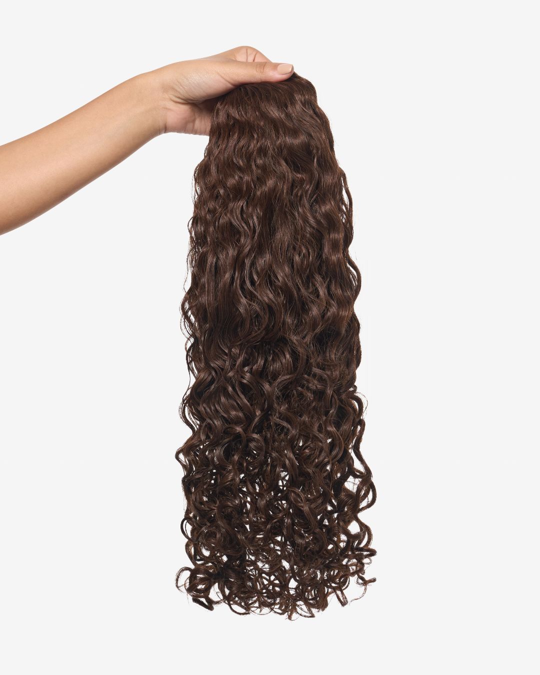 Chocolate Brown Curly Ponytail Extension