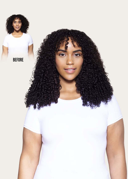 Dark Ash Brown Ringlet Clip-In Hair Extensions