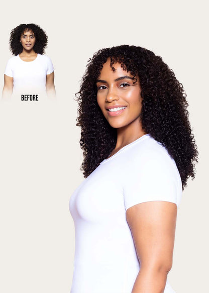 Dark Ash Brown Ringlet Clip-In Hair Extensions