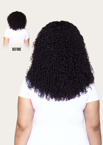 Dark Ash Brown Ringlet Clip-In Hair Extensions