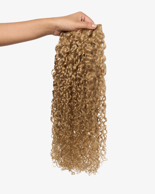Ash Blonde Ringlet Clip-In Hair Extensions
