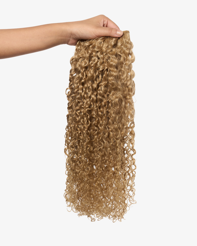 Ash Blonde Ringlet Clip-In Hair Extensions