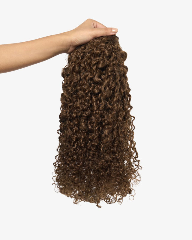 Light Brown Ringlet Clip-In Hair Extensions