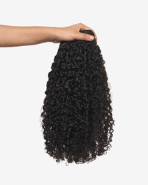Natural Black Ringlet Clip-In Hair Extensions