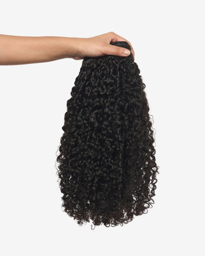 Natural Black Ringlet Clip-In Hair Extensions
