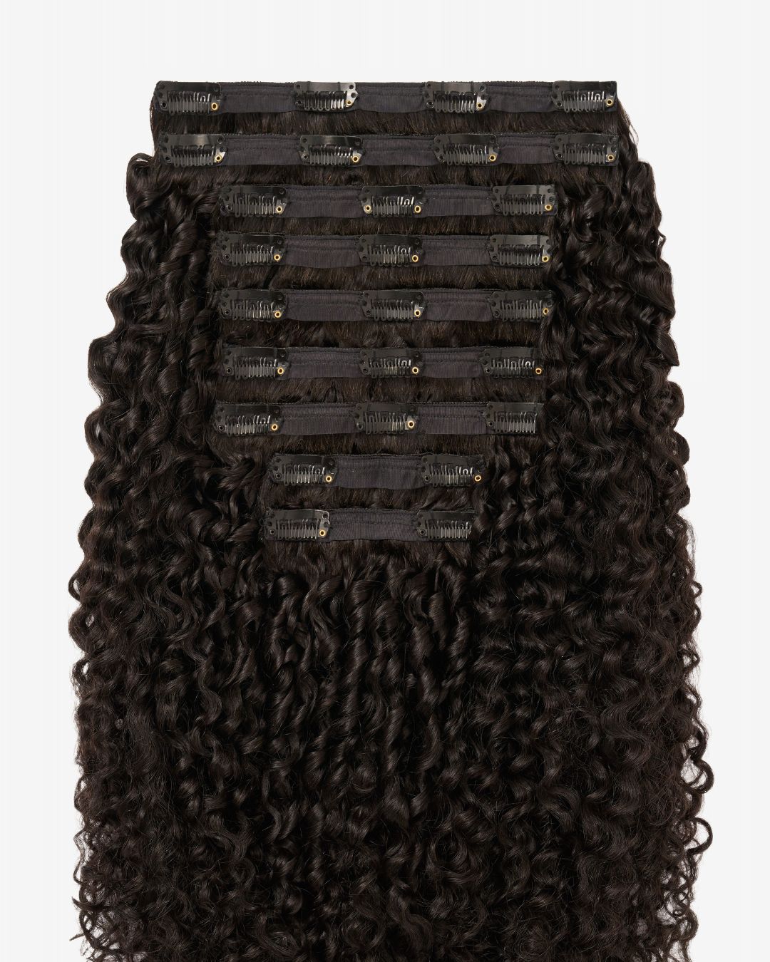 Natural Black Ringlet Clip-In Hair Extensions