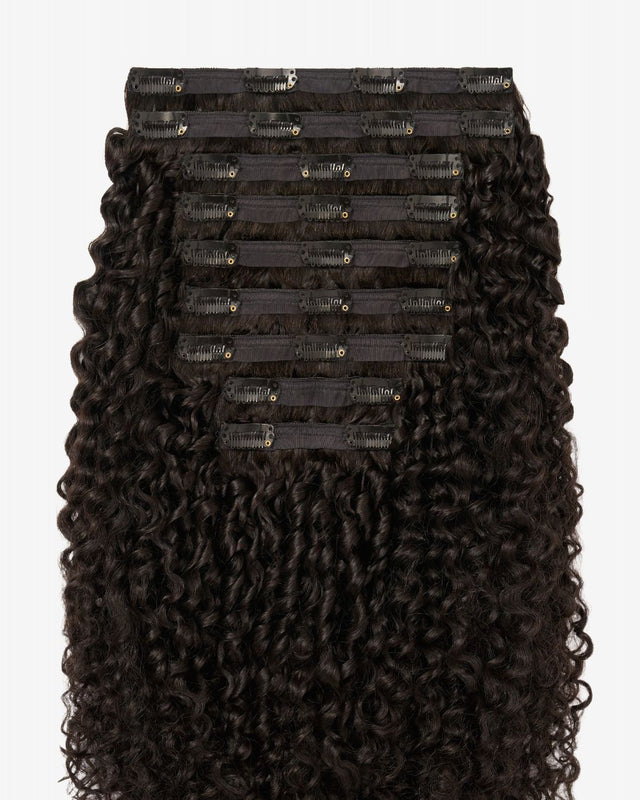 Natural Black Ringlet Clip-In Hair Extensions