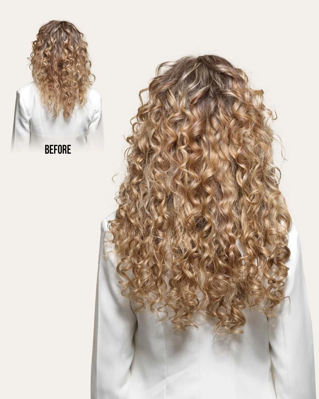 Ash Blonde Spiral Clip-In Hair Extensions, view 6 of 11