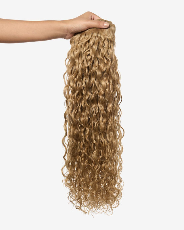 Ash Blonde Spiral Clip-In Hair Extensions