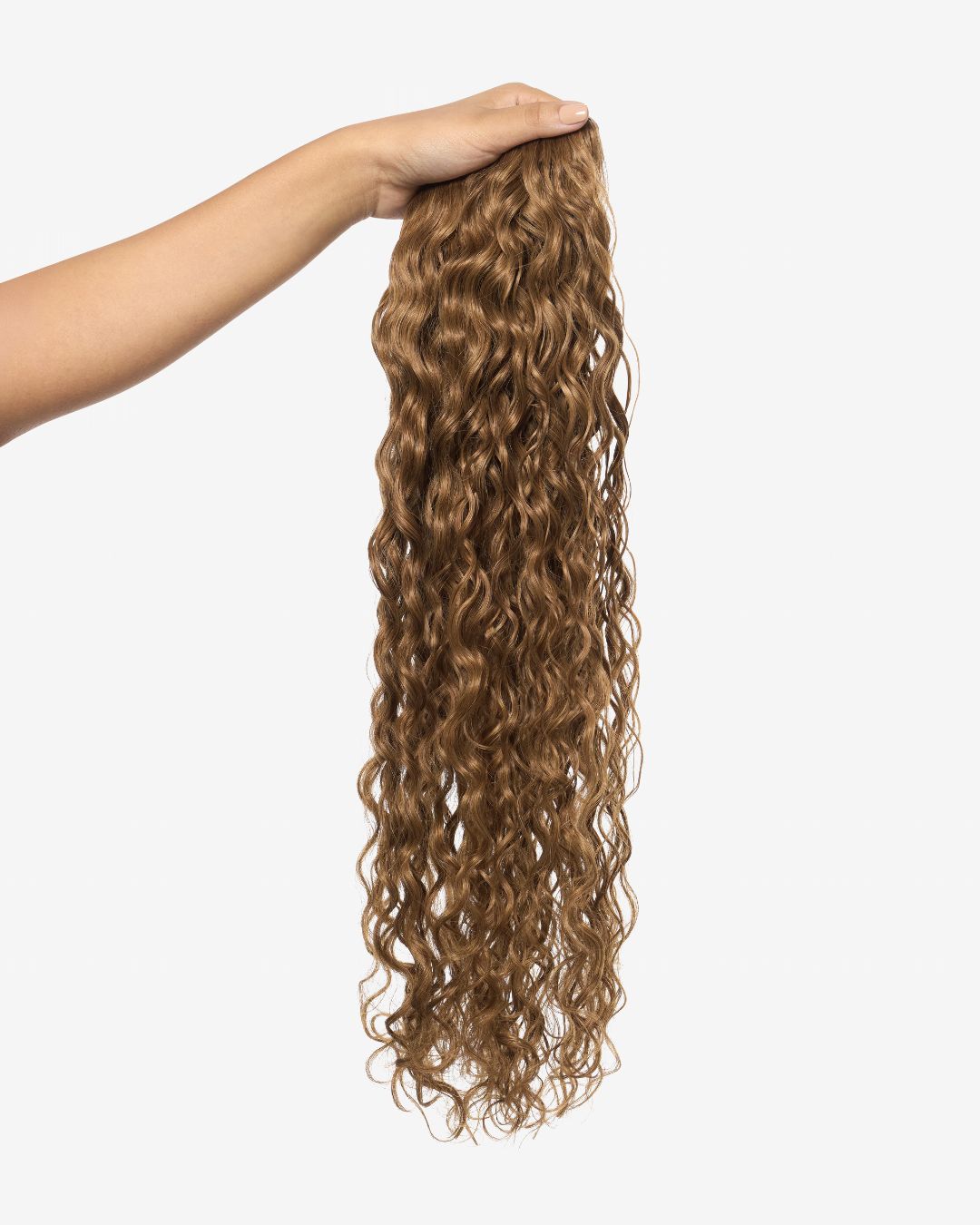 Chestnut Spiral Clip-In Hair Extensions