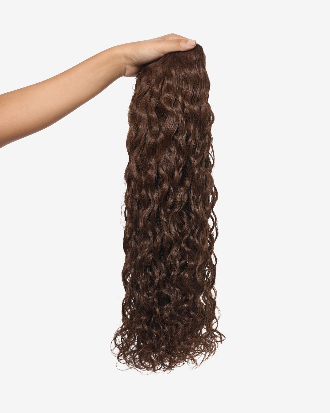 Chocolate Brown Spiral Clip-In Hair Extensions