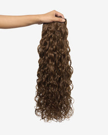 Light Brown Spiral Clip-In Hair Extensions