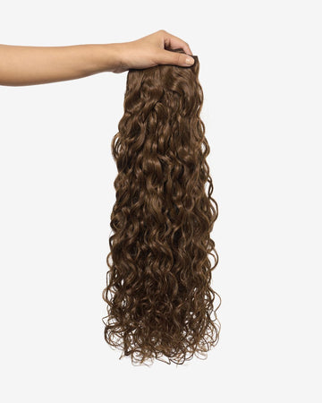 Light Brown Spiral Clip-In Hair Extensions