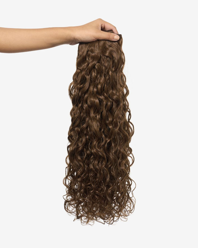 Light Brown Spiral Clip-In Hair Extensions