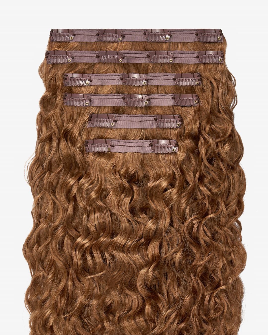 Strawberry Blonde Spiral Clip-In Hair Extensions