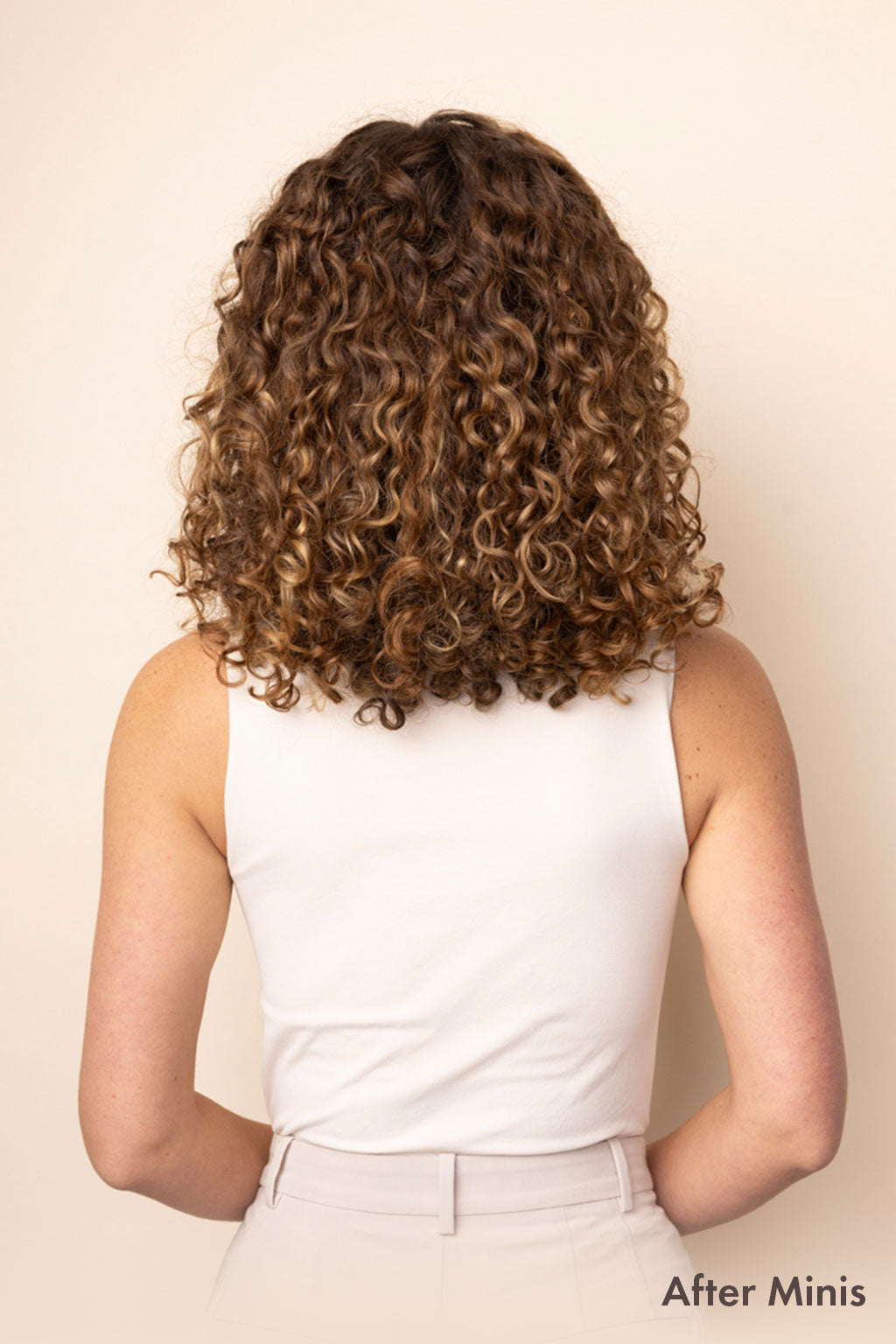 Bebonia Minis Chestnut Curly Extensions